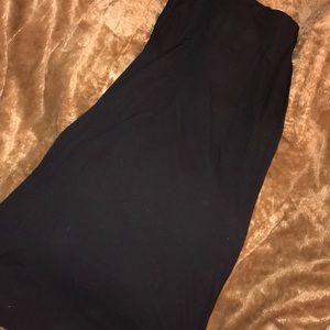 Long black skirt